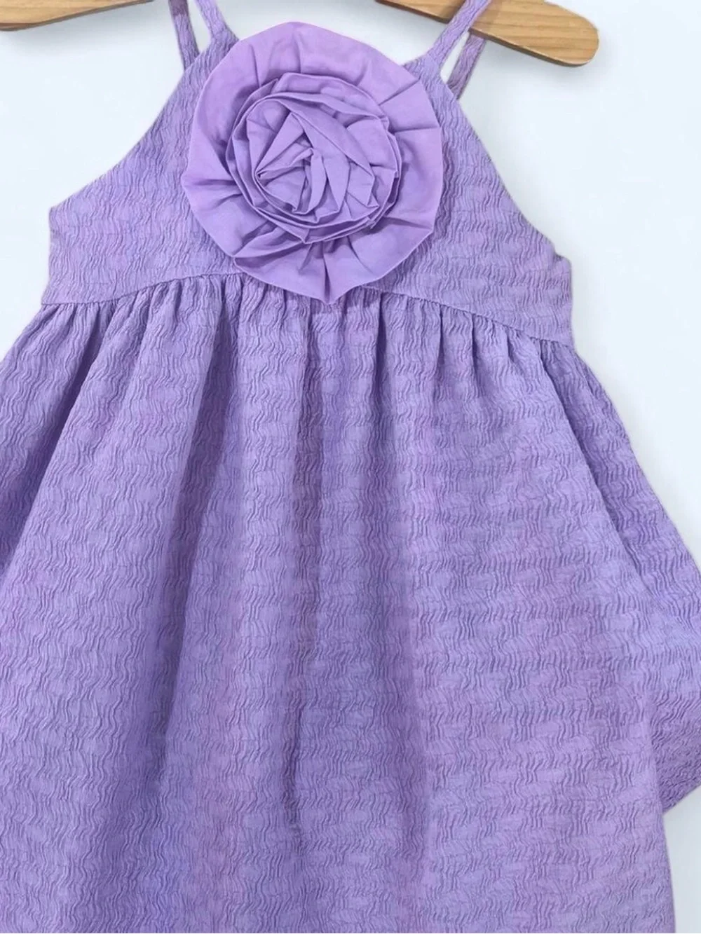 Janie and Jack Lavender Floral Applique Sundress